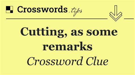 cutter crossword